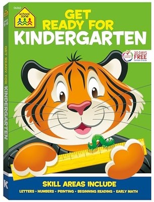 School Zone Get Ready for Kindergarten Workbook: 256 Pages, Early Learning A...