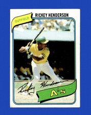 1980 Topps Set-Break #482 Rickey Henderson RC VG-VGEX *GMCARDS*