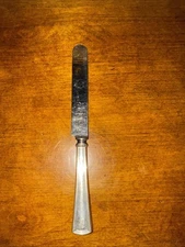 Dominick and Haff Virginia Sterling Dinner Knives, Set of 12,blunt End