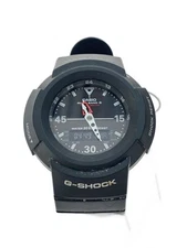 CASIO G-SHOCK Solar Analog Digital Watch Black Rubber Rugged Design Excellent