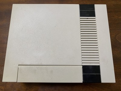 Original Nintendo NES Console w/Game, 2 Controllers, Cables, & Inserts - Tested