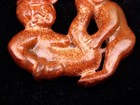 Old Nephrite Jade Stone Carved Sculpture Exotic Ancient Couple #12142301 — photo 3