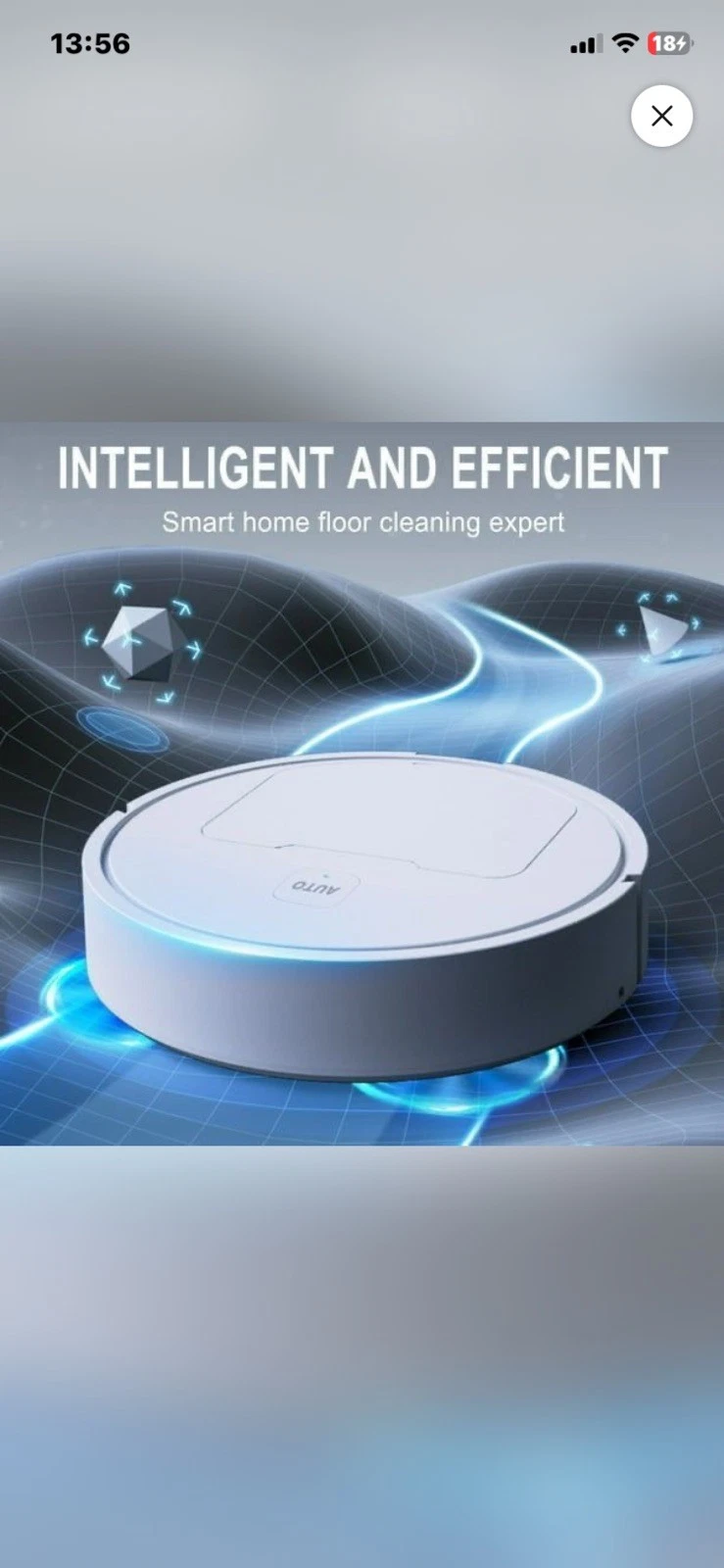 Smart Life Intellegent Sweeping Robot Vacuum Cleaner White - OpenBox Never used
Opens in a new windo