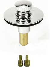 Universal Lift N Lock Push Pull Bath Tub/Bathtub Drain Stopper Includes 3/8" a