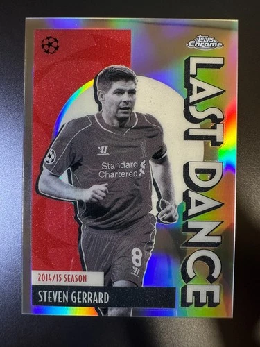 2025-26 Topps Chrome UCC Soccer Last Dance - Steven Gerrard #LD-6
