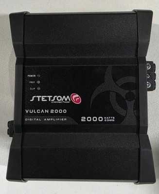 Stetsom Vulcan 2000 1-Ohm Class D Full Range Mono Digital Car Amplifier 2000 RMS