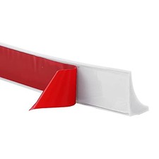 KiaRog 78 Inch Silicone Shower Threshold Water Strip Dam, 78inch Red