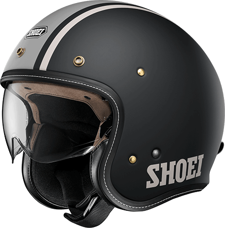 SHOEI J・O Plus AVENTURE J.O Ducktail Shape Open Face Helmet Size L Made in Japan - Picture 1 of 5