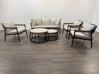 Simone 6 Seater Garden Sofa Set with 2 Tables
