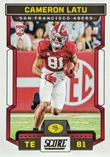 2023 Score #343 Cameron Latu San Francisco 49ers