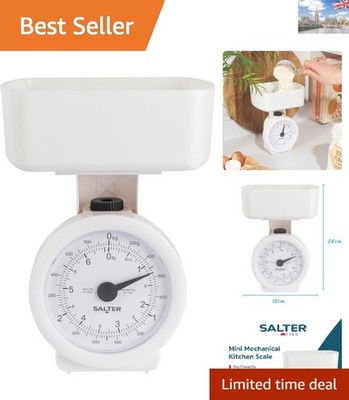 Tragbare mechanische Küchenwaage 3 kg - leichte & spülmaschinenfeste Schüssel