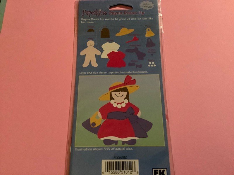 EK Success Paperkins- Dayna Dress Up- new