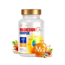 Magnesium Supplement 90 Capsules Vegan Formula