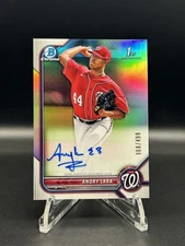 2022 Bowman Chrome - ANDRY LARA - 1st Prospect REFRACTOR AUTO - NATIONALS /499