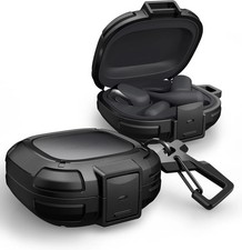 Dexnor for Shokz OpenFit 2 Case with Drop-Proof Lock, openfit 2, Black