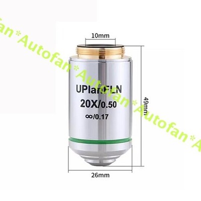 1 Pc. New UPlanFLN 20X/0.50  /0.17 Semi Apochromatic Microscope Objective Lens