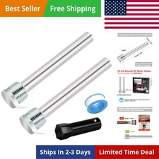 2 Pack RV Water Heater Anode Rod - 4.5" L x 1/2" NPT, Replacement Part for At...