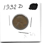 1932-D  Lincoln Wheat Cent - XF