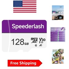 128GB Micro SDXC Memory Card with Adapter - Plug-and-Play for All Devices