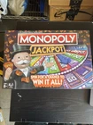 Hasbro Monopoly Jackpot Board Game Finance Theme Spinner Ages 8+ Complete