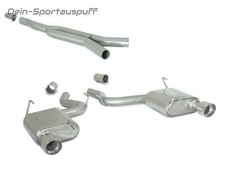 Ragazzon Duplex Racinganlage ab Kat Ford Mustang 6 Cabrio 2.3l je 102mm gerollt