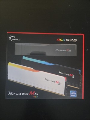 G.SKILL Ripjaws M5 RGB Series DDR5 RAM (Intel XMP 3.0) 64GB(2x32GB) 5200 CL40