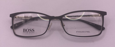 BOSS HUGO BOSS FRAMES ONLY EYEGLASSES 1112 003 BLACK 55-17-140
