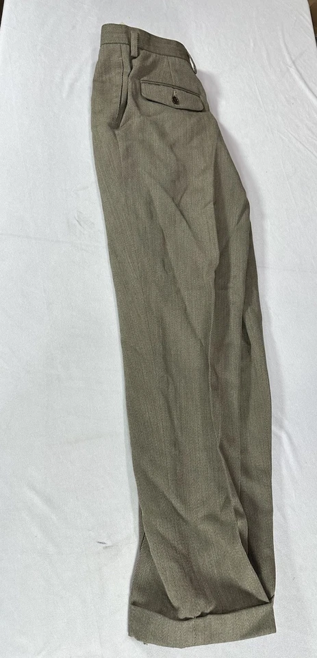 Pantalón Gap Mujer Color Beige 100% Lana Talla 32  Foto 2 de 4