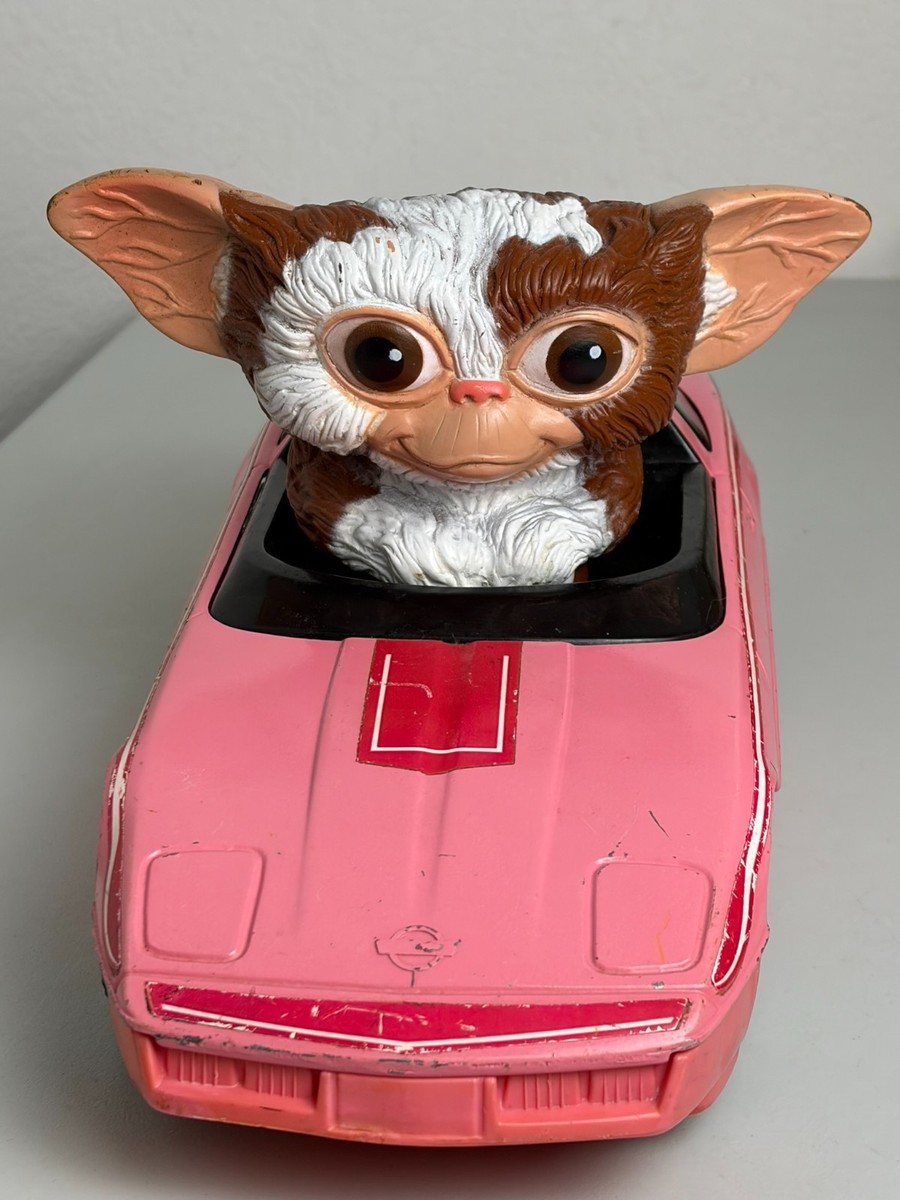 Vintage 1984 Gremlins Gizmo Driving Car Pink Chevrolet Corvette