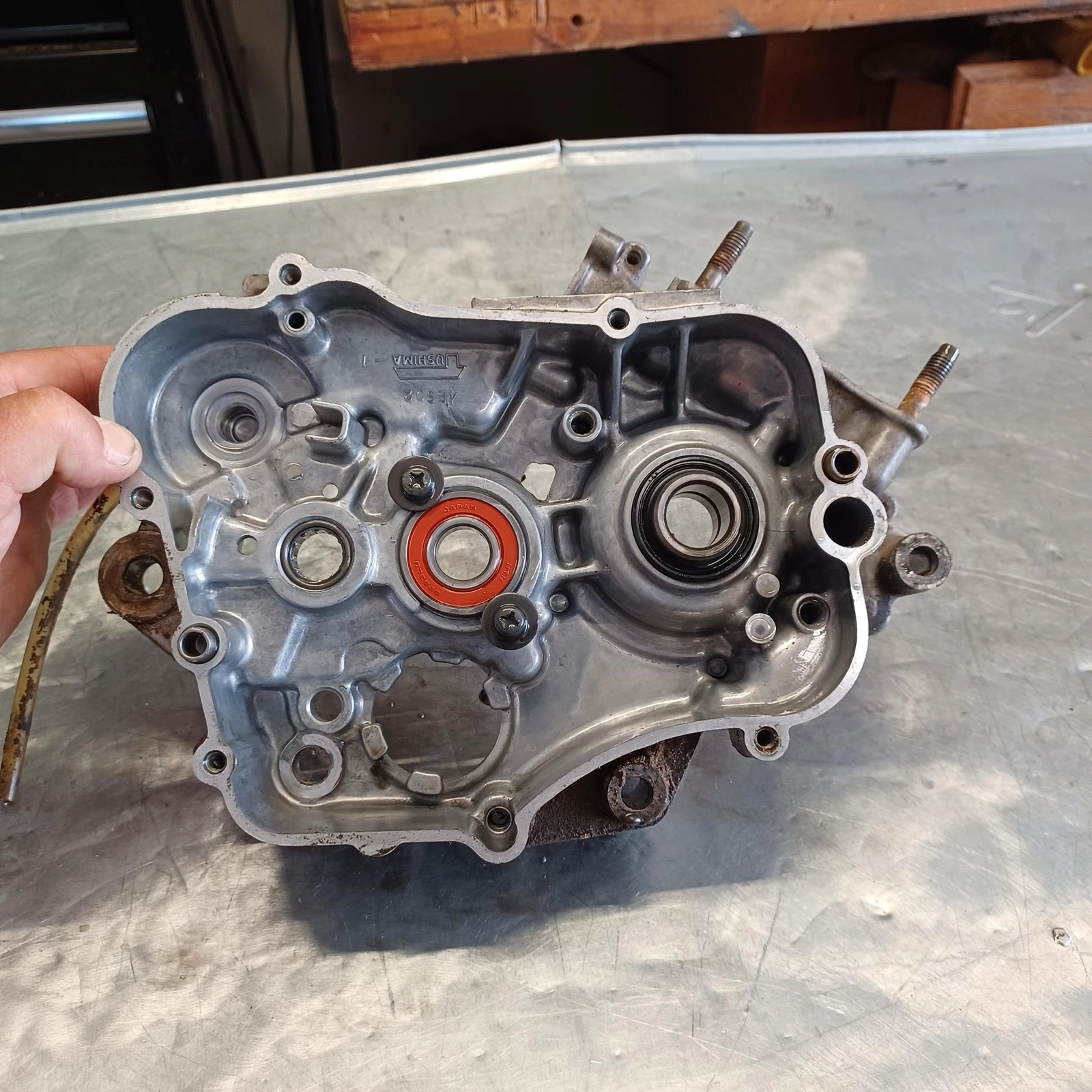 2000 Yamaha Yz80 Right Engine Motor Crankcase Crank Cases Block