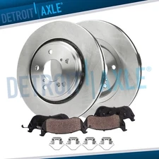 4pc Front Disc Brake Rotors Brake Pads Kit for 2015-2017 Honda Odyssey Passport