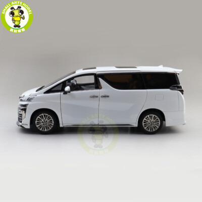 1/18 Toyota Vellfire MPV KENGFAI White RHD Diecast Model Toy Car