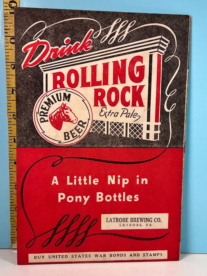 🔥 1943 Pittsburgh Pirates Baseball Program vs Giants HIGH GRADE!🔥 Hubbell, Ott - Image 4 of 4