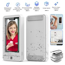 Bathroom Shower Kitchen Wall Mounted Phone Holder Case Universal Box Waterproof