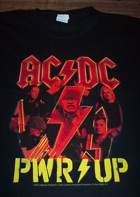 Vintage Style ACDC POWER UP BAND T-Shirt BIG & TALL 3XLT 3XL NEW