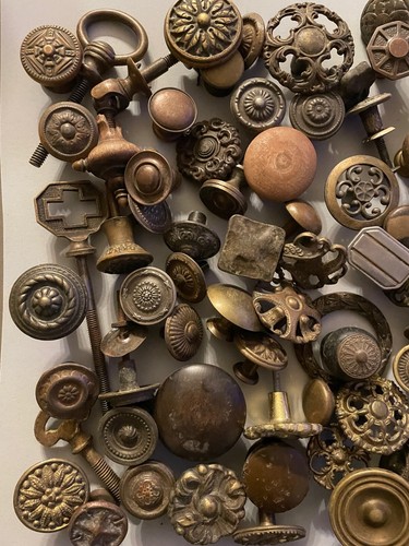 BUILD YOUR OWN LOT CABINET DOOR KNOBS DRAWER PULLS KNOB PULL ANTIQUE VINTAGE - Picture 2 of 355
