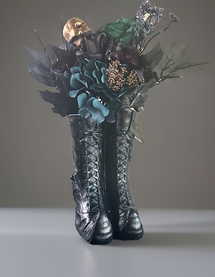 pair witch boots Halloween table top decor Martha Stewart 20