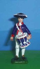 TOY SOLDIERS TIN AMERICAN REVOLUTION COLONIAL DRUMMER 54MM