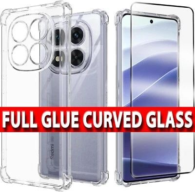 SBOX Funda, Para Xiaomi Redmi Note 14 4G 5G Pro + Plus Gel Transparente Teléfono Cubierta Antigolpes