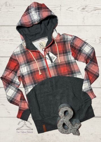 Ampersand Avenue NWT Size Small Miss Understood Halfzip Hoodie Sweatshirt SALE - Picture 2 of 6