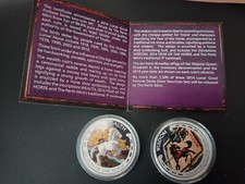 Lunar Good Fortune - Two-Coin-Set 2014 Year o...