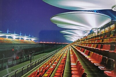 Shanghai China International Circuit Arena Night Scene LARGE Glossy Postcard 