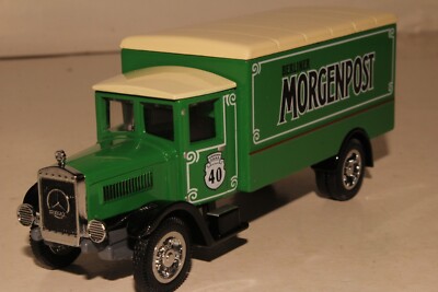 Matchbox Power of the Press Newspaper YPP03-M 1932 Mercedes, Berliner Morgenpost