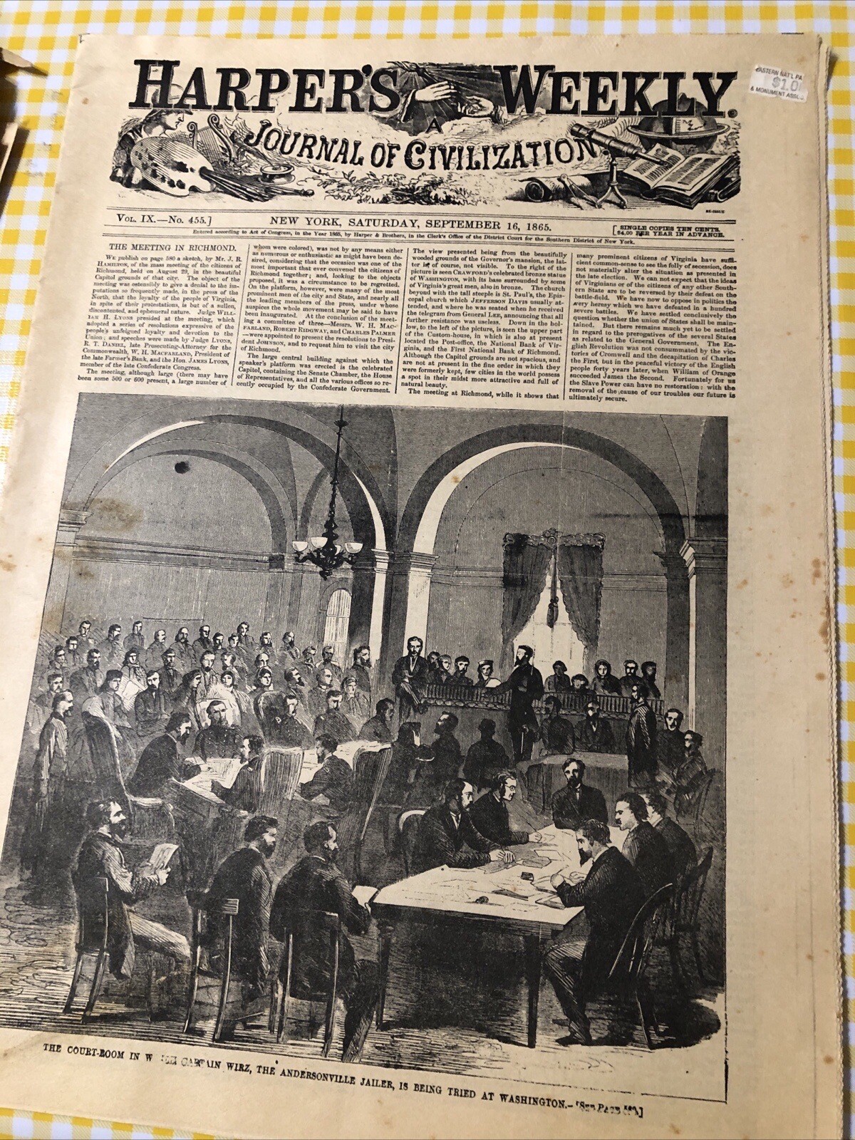 HARPER'S WEEKLY A Journal of Civilization -March 14, 1863