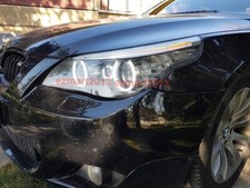 for BMW E60 E61 LCI M5 08-2010 Xenon headlight LED halo ring angel eye DRL white