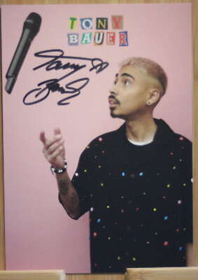 Tony Bauer # Orig Autogramm signiert Comedy DAS SUPERTALENT 2025 - AK
