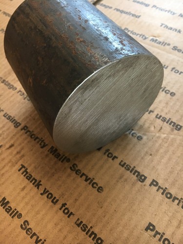 4" Diameter X 6" Long 1045 HR Steel Round Stock – Blacksmithing & Lathe Machining – Made In USA