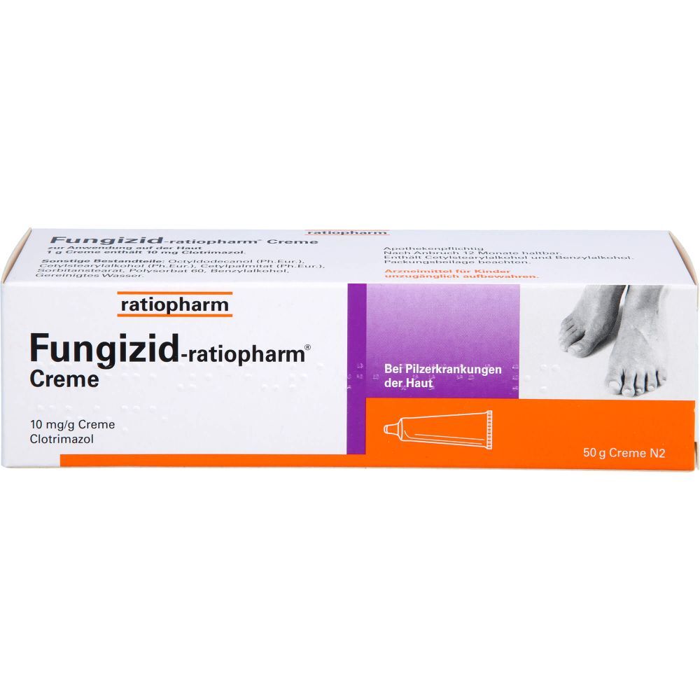 FUNGIZID-ratiopharm Creme 50 g PZN04013749