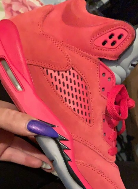 jordan 5 suede black