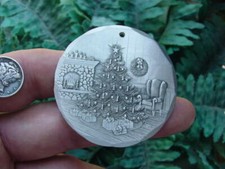 1998 OH CHRISTMAS TREE - Wendell August Christmas ornament - aluminum metal